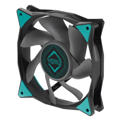 Image de Iceberg Thermal IceGale - Ventilateur de boîtier - 140 mm - Noir (lot de 2)