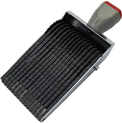 Produktbild von Trodat Alphanumerischer Stempel 20 Baender, 3 mm Schrifthoehe