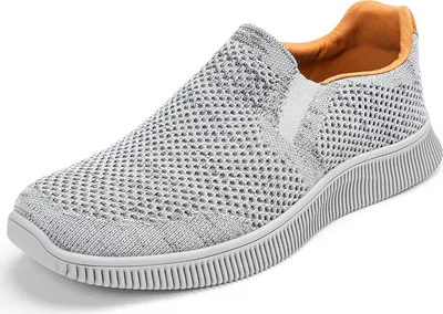 Produktbild von Laufschuhe Herren Sportschuhe Slip-On Sneaker Grau 40 Atmungsaktiv Leicht