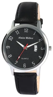 Immagine prodotto di Orologio da uomo, cinturino in materiale sintetico simile alla pelle, con indicazione della data