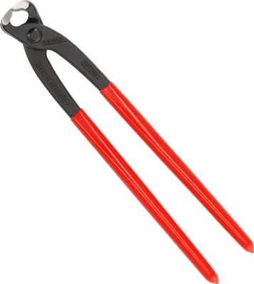 Produktbild von Knipex Monierzange Länge 300mm poliert schwarz atramentiert Griffe mit Kunststoff überzogen - 99 01 300
