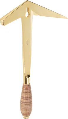 Produktbild von PICARD Schieferhammer 700g für Rechtshänder vergoldet mit Ledergriff Nr. 207 R