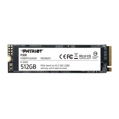 Obrázok produktu pre SSD Patriot P300 - 512GB intern M.2 2280 - PCI Express NVMe