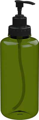 Produktbild von Seifenspender "Basic" 1 transparent-grün/schwarz