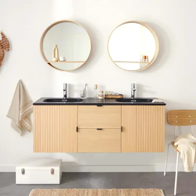 Immagine prodotto di Mobile lavabo doppio STUDIO + specchio