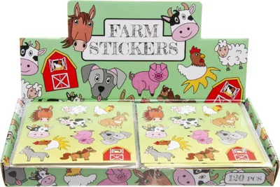 Produktbild von Aufkleber Bauernhof Tiere im Display
