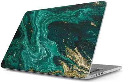 Produktbild von Burga – Capa MacBook Air 13 v2022/2024 (smaragdový)