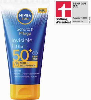 Produktbild von NIVEA SUN Schutz & Pflege Invisible Lotion LSF 50+ 150ml