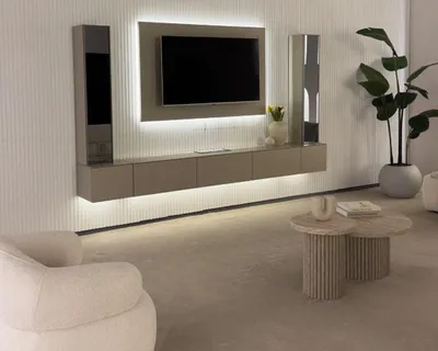 Immagine prodotto di Set di tavolini da caffè, 2 pezzi, stile moderno, grigio, minimalista ed elegante