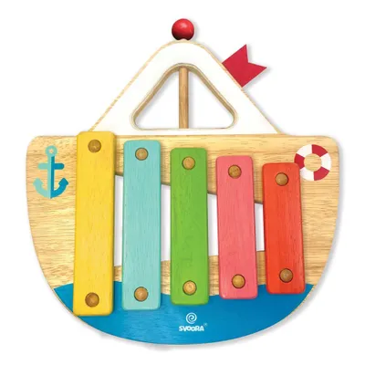 Immagine prodotto di Svoora, il mio primo strumento musicale, xilofono in legno, 5 note