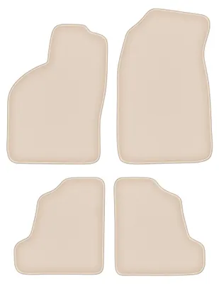 Productafbeelding van Velours automatten voor Saab 9-3 I 1998-2002 (liftback/sedan) – 4-delig, beige, op maat – Wielganizator FORTUNA