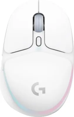 Produktbild von Logitech G G705, G705 Mouse, Rechts, Optisch, RF Wireless + Bluetooth, 8200 DPI, Weiß