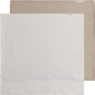 Produktbild von Baby's Only Swaddle Tender - 2-pack - Beige/Linen - 65x65 cm