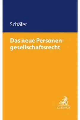 Produktbild von Das neue Personengesellschaftsrecht