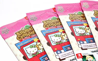 Obrázok produktu pre Nintendo Amiibo Cards Animal Crossing Sanrio Collaboration Pack, Súprava pre karty, Viacfarebný, dospelí a deti, 6 g, 65 mm, 4 mm