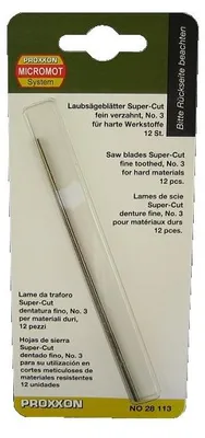 Produktbild von Proxxon 28113, Stahl, 0,75 mm, 130 mm, 0,36 mm, Silber