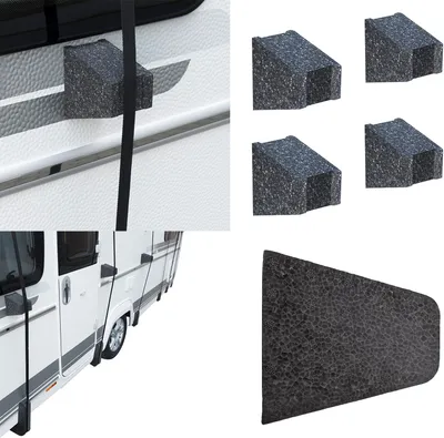 Produktbild von 4 x Abstandshalter für Wohnwagen, Wohnmobil Schutzdächer Spezial Styropor 12,5cm