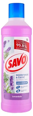 Obrázek produktu pro Savo dezinfekce a čistič na podlahy Levandule 1L bez chloru