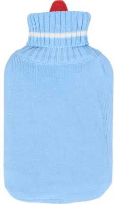 Obrázek produktu pro Láhev na horkou vodu s rolákovým svetrem, 1 ks. Láhev na horkou vodu