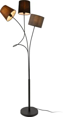 Stojacia lampa 146cm stojanová lampa kovová 3 svetlá [lux.pro]