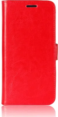 Produktbild von Mobigear Wallet  Samsung Galaxy A20e Hülle Klapphülle Geldbörse - Rot
