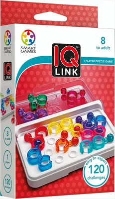 Produktbild von Smart Games - IQ Link, Puzzle Game with 120 Challenges, 8+ Years