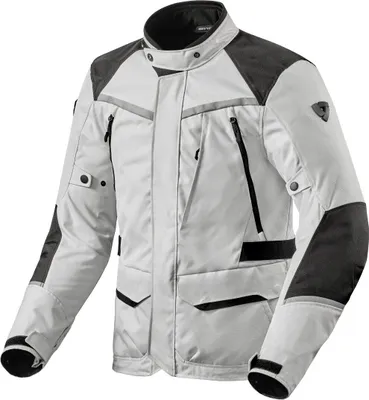 Image de Veste textile Revit Voltiac 3 H2O pour moto, gris/noir, L
