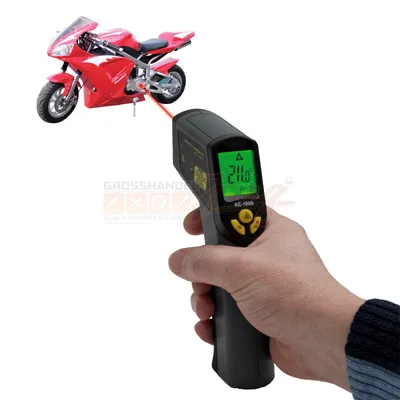 Zdjęcie produktu dla Bezdotykowy termometr na podczerwień / pistolet do pomiaru temperatury KC-180B