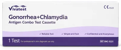 2-in-1 Testset für Chlamydien und Gonorrhö, Heimtestkit