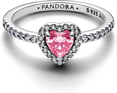 Produktbild von Pandora Erhabenes Rosafarbenes Herz Ring 198421C03 Damenring