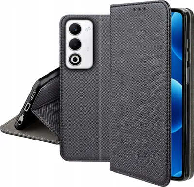 Immagine prodotto di Custodia MAGNET per Oppo A5 4G|5G Custodia chiudibile nera + vetro 9H