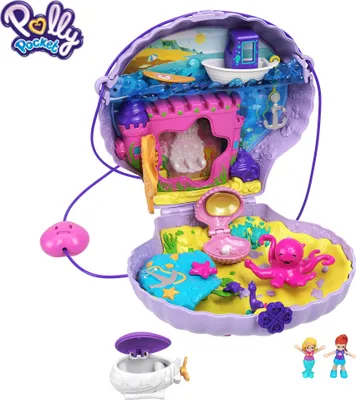 Image de Sac à coquillages Hampton Polly Pocket - Spectacle sous-marin avec les poupées Polly & Lila