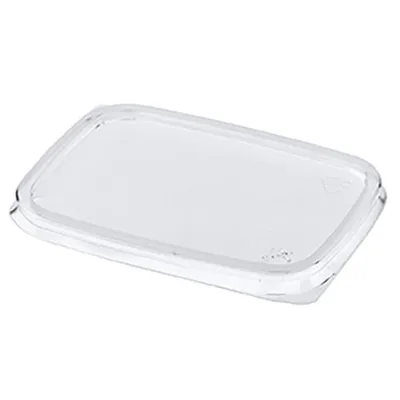 Produktbild von Deckel für Verpackungsbecher, PP eckig 0,6 cm x 8,1 cm x 10,8 cm transparent