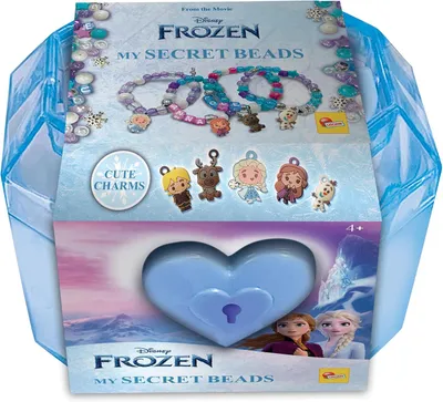 Zdjęcie produktu dla Zestaw do tworzenia biżuterii "Frozen Geheim Parelkoffer" – idealny dla dzieci od 3 roku życia