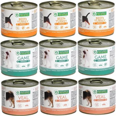 Produktbild von NATURE'S PROTECTION Adult Kalbfleisch - Nassfutter für Hunde - 200 g