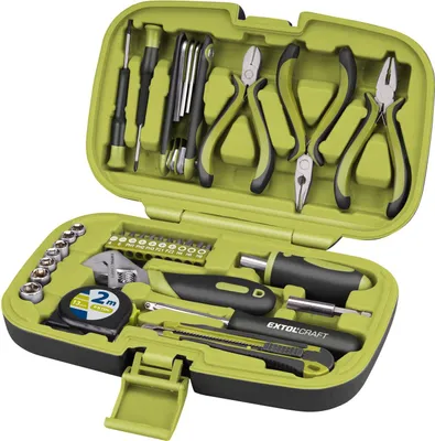 Produktbild von Zestaw narzędzi EXTOL CRAFT 35szt, 1/4", 6581
