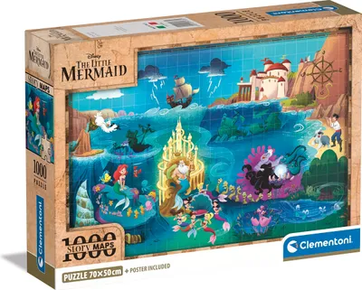 Immagine prodotto di Clementoni 39783 Disney La Sirenetta - 1000 pezzi - puzzle per adulti,  Italy, multicolore