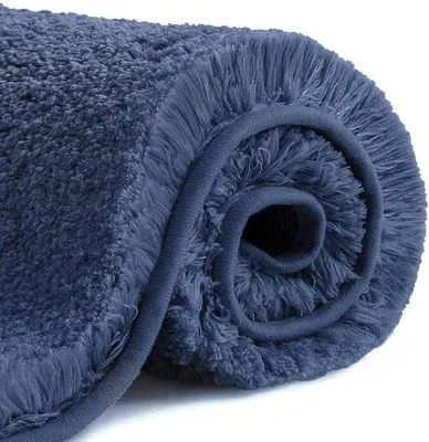 Produktbild von Marineblaue Microvezel-Badmat 40 x 60 cm