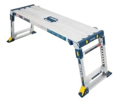 Arbeitsplattform, Aluminium, 136 kg, 11 cm Höhe, klappbar