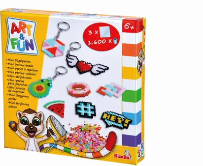 Produktbild von A&F Mini Bügelperlen Schl. Anhänger