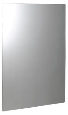 Produktbild von Sapho PLAIN Spiegel mit Schnittkante 50x70cm, abgerundete Ecken, CU free