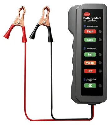 12V Auto-Batterietester, LED, für Batterie & Lichtmaschine