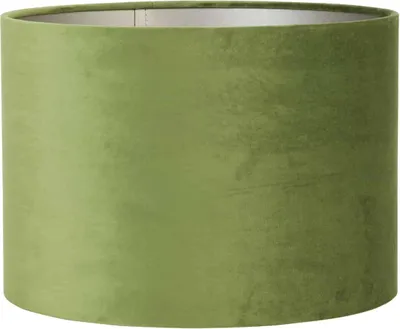 Zdjęcie produktu dla Abażur - zielony - VELOURS - tkanina - Ø 25cm - E27 - 2225058 - Light & Living