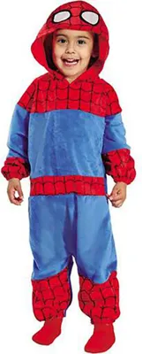 Productafbeelding van Superheld, avonturenfiguur, carnaval, kostuum, comicheld, baby, muts, hoodie, rompertje, jumpsuit, heldenpak, masker kostuum, carnaval, maat: 74/80, kleur: blauw