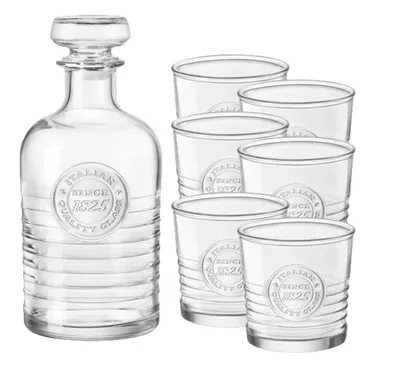 Produktbild von Bormioli Whisky Set Officina 1825 7-teilig