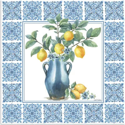 Produktbild von ARTland Wandbild Alu für Innen & Outdoor Le Citron V Größe: 70x70 cm