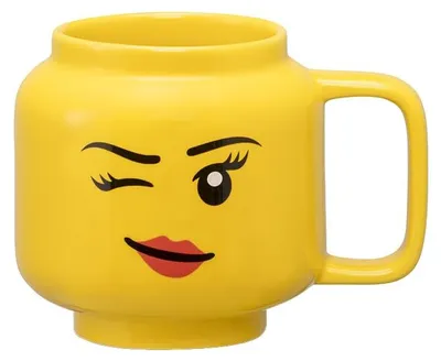 LEGO Keramische Mok, winkend Meisje, 255 ml