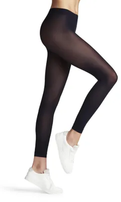 Immagine prodotto di Collant leggings FALKE Matt Deluxe, 30 DEN, colore blu navy, taglia S, per donna