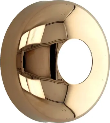 Produktbild von tecuro DESIGN-Hahnrosette (1/2 ) Ø 22 mm x Ø 61 mm x 20 mm - vergoldet