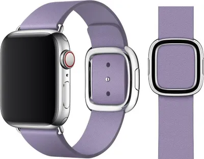 Produktbild von Original Apple Modern Buckle Armband Größe L 38/40/41mm MV6W2ZM/A Lilac